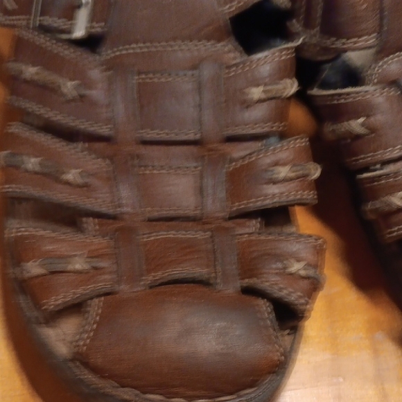 Journey's Men's Brown Leather Sandals size 9 - Picture 5 of 11